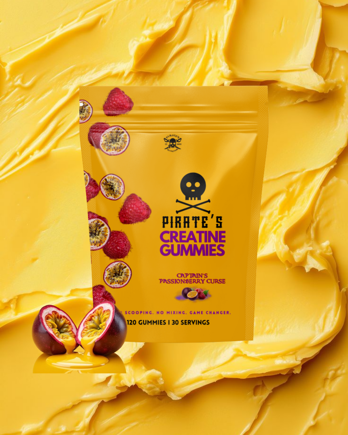 Creatine Gummies - Captain's PassionBerry Curse