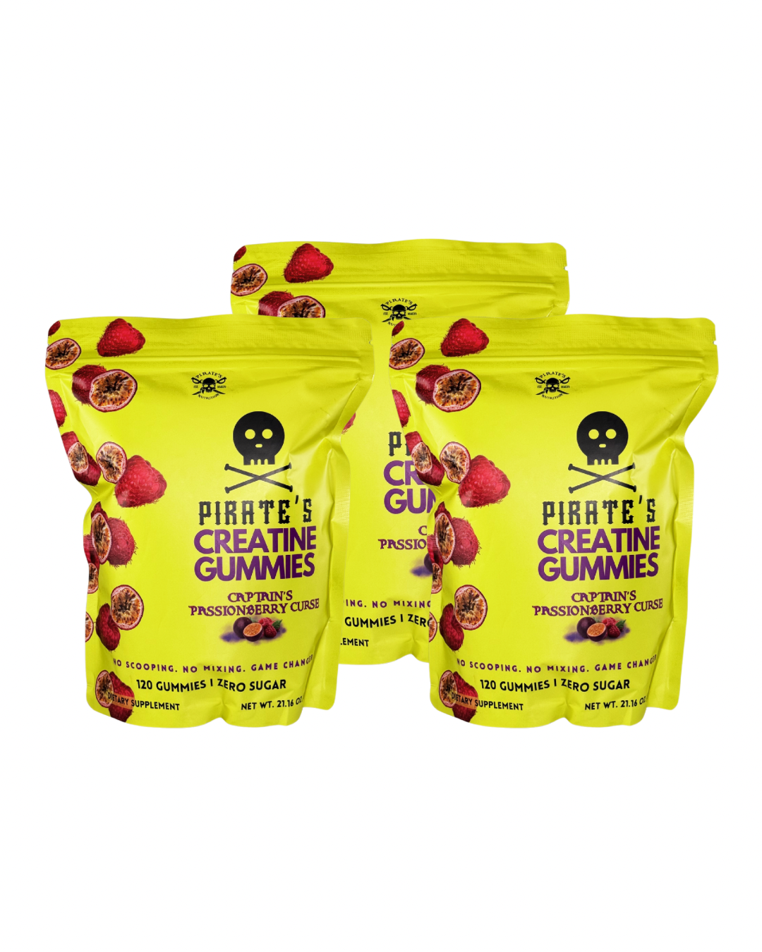VALUE PACK - BUNDLE Captain's PassionBerry Curse Creatine Gummies