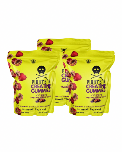 VALUE PACK - BUNDLE Captain's PassionBerry Curse Creatine Gummies