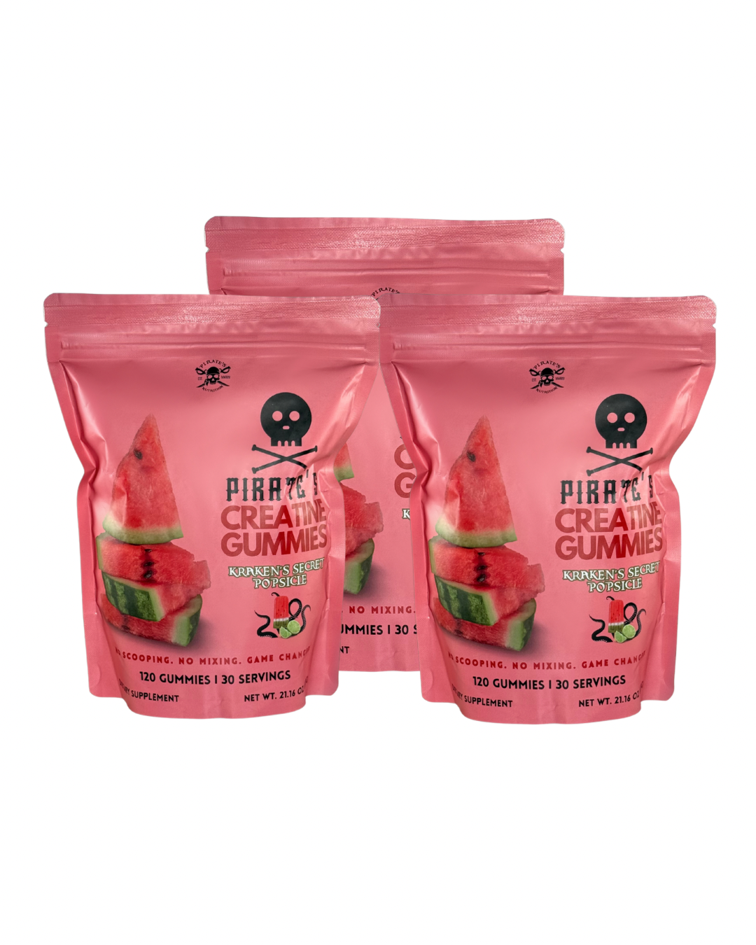 VALUE PACK - Kraken's Secret Popsicle Creatine Gummies