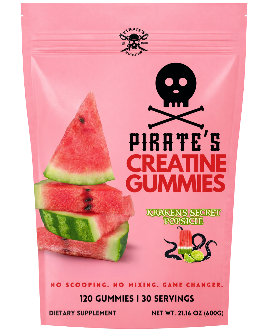 Creatine Gummies - Kraken's Secret Popsicle