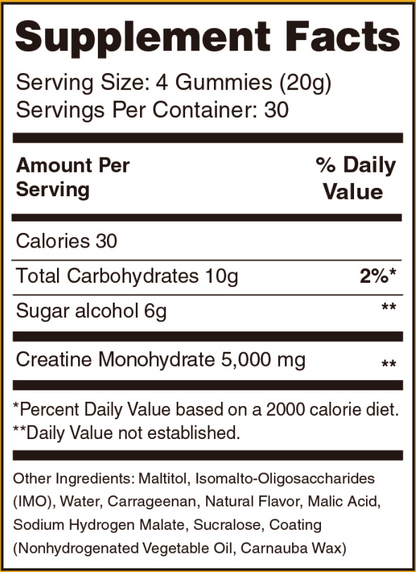 Creatine Gummies - Captain's PassionBerry Curse